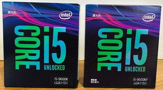 i5-9600K和i5-9600KF哪个好？酷睿i5-9600K和i5-9600KF的区别对比”