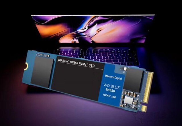 西部数据Blue SN550 250GB M.2接口(NVMe协议)固态硬盘